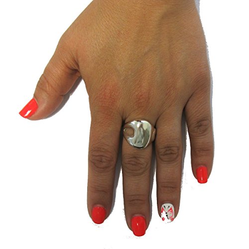 Bague en argent massif 925 Empress - Bijou d'exception raffiné - 4