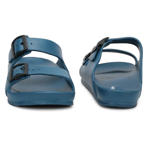 Image of Aqualite NEO-1258 Men Slides Sandal with Slip-on wear, Comfort and Flat Base Sandal for dailywear uses