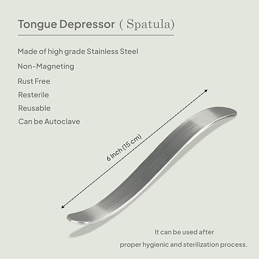 Bos Medicare Surgical® S-Shape Stainless Steel Tongue Depressor – Pack of 2 | Premium Medical Instrument Bos Medicare Surgical® S-Shape Stainless Steel Tongue Depressor – Pack of 2 | Premium Medical Instrument