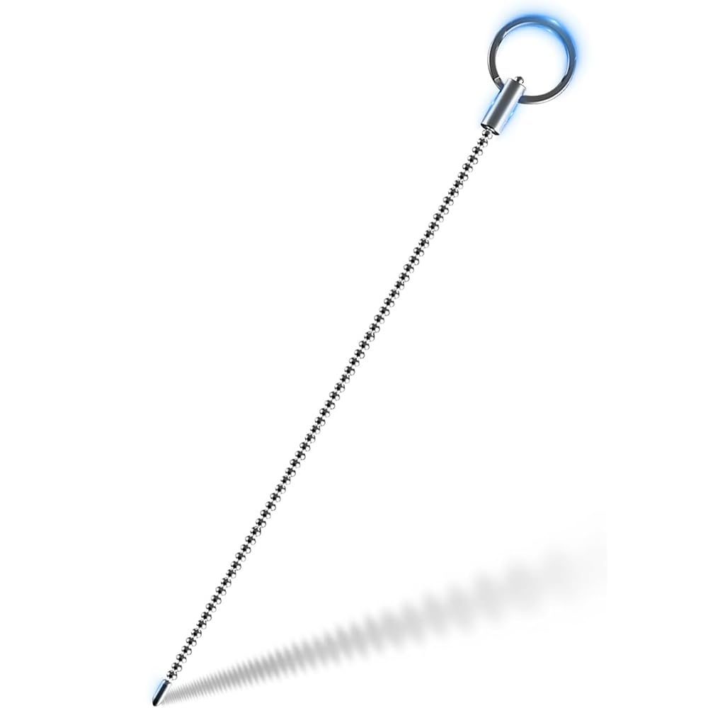 Dilatador uretral BDSMJOY de acero inoxidable de 245 mm, dilatadores uretrales flexibles para hombres, tapón para el pene, juguete sexual para estimulación de próstata (Φ10mm)