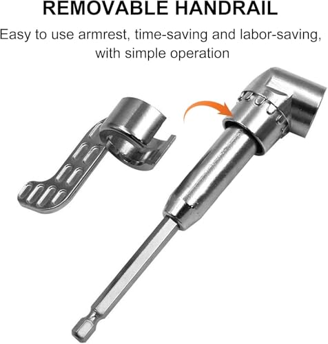 Rechtwinkliger Aufsatz, 105-Grad-Elektroschrauber, Bohrer-Steckschlüssel-Adapter, Treiber-Steckschlüssel-Biegung mit 1/4-Zoll-Sechskantschaft