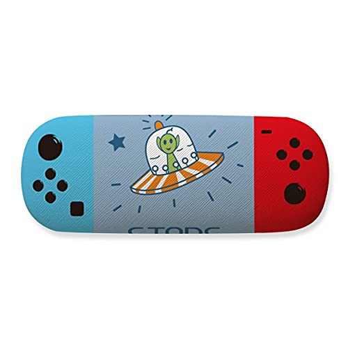 Étui de rangement pour lunettes de jeu antichoc motif alien espace