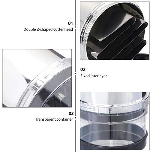 Triturador de alho de aço inoxidável com recipiente, espremedor de gengibre, espremedor de vegetais