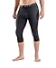 Bucwild Sports 3/4 Compression Pants Tights Youth & Adult Basketball Football Black