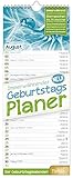 Lieferumfang: 1 Stück Geburtstagsplaner Wandkalender immerwährend mit Geschenkeliste, Geburtstagskalender