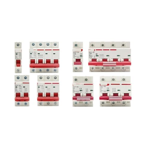 Disjoncteur de type C DZ47 pour éviter les pannes et surcharges 400V - 2