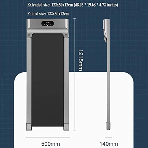 Caminadora plegable portátil para hogar y oficina miniatura 2