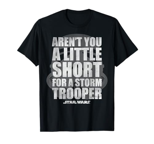 T-shirt Stormtrooper Star Wars en coton imprimé col rond pour fan