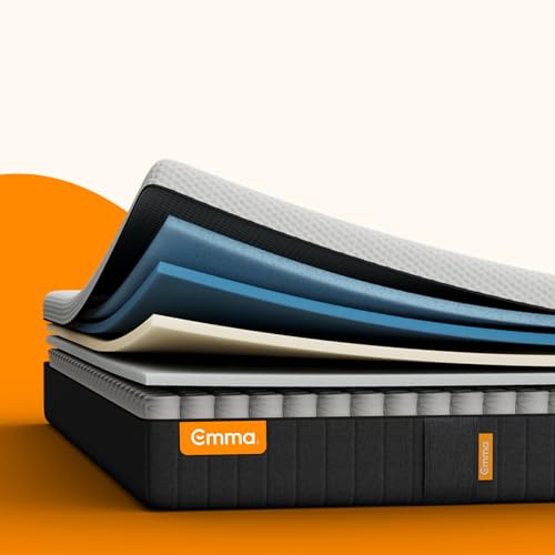 Emma Original Pro Matratze 90x200 cm – 27 cm Hybridmatratze mit 7-Zonen-Taschenfederkern, ThermoSync® Kühltechnologie & Waschbarer Matratzenbezug – atmungsaktive Komfortmatratze