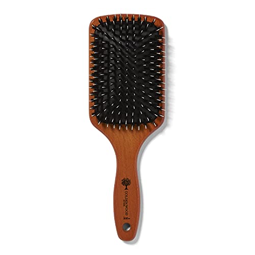 Ion Golden Wood Boar/Porcupine Paddle Brush
