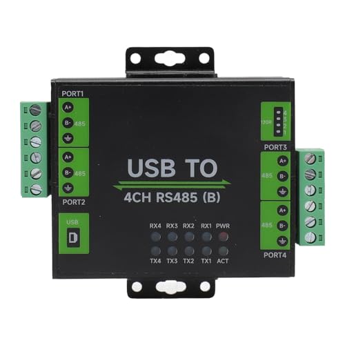 Convertidor USB a 4CH RS485 con aislamiento integrado y transmisión de alta velocidad