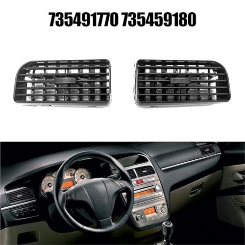 Difusor y ventilador de salpicadero central giratorio para Fiat Doblo MK2 263 4