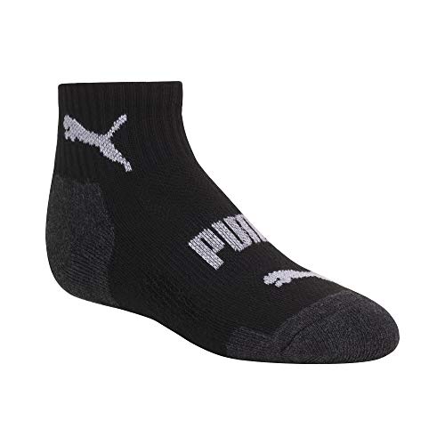 PUMA Boys' 6 Pack Quarter Crew Socks4