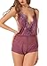 The Victory of Cupid Women Transparent Violet Silk Pants Piece Miniskirt, One Size