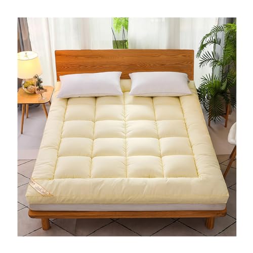 _EtFU[ }bgXgbp[ LOTCY ܂肽ݎzc}bgX X[sO}bg NC[ AJ[Soh4{ ʋC _炩}bgX pbh (Color : Yellow, Size : King-180*200cm)