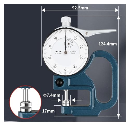 Calibrador Digital Thickness Gauge 0-10mm miniatura 2