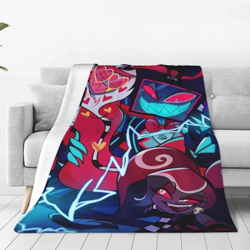 ヘルヴァ・ボス 毛布 ブランケット 大判 フリーサイズ 暖かい 軽量 ふわふわ 一人用 ソファ ベッド オフィス 膝掛け 洗える 秋冬60"x50"