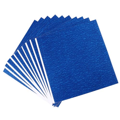 SOLUSTRE Heated Bed Tape Blue 210mm X 200mm 12 Sheets Printer Sticky Mat 3d Printer Build Surface Cover High Temperature