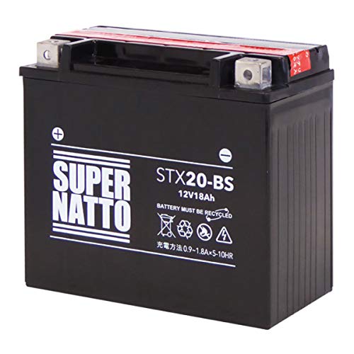 Amazon | SUPER NATTO / STX20-BS ハーレー用 （YTX20-BS 65991-82互換