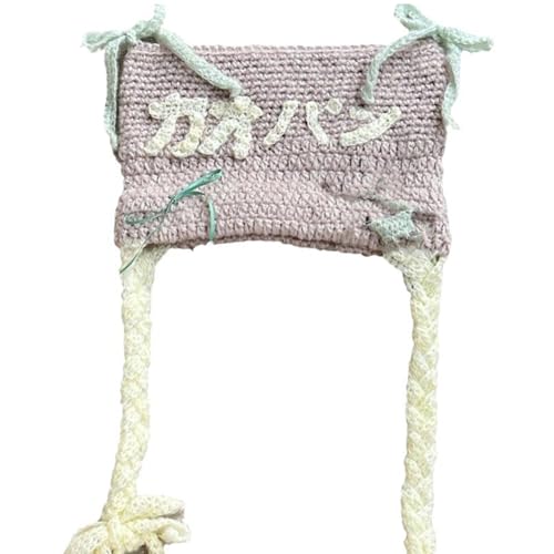 Chapeau d'hiver coupe-vent avec protège-oreilles et nœud mignon pour adultes et enfants