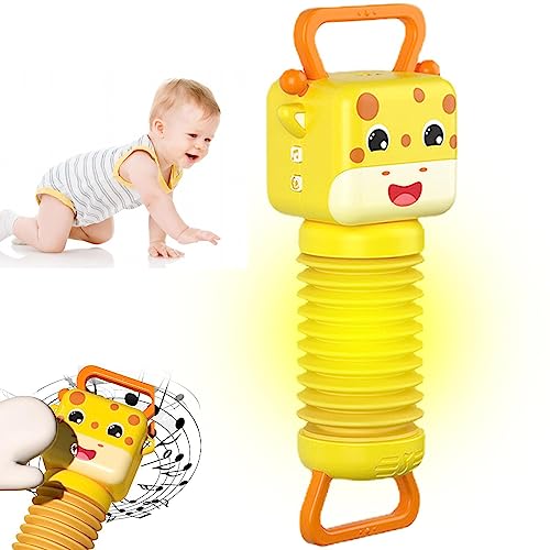 Bambebe Juguetes Musicales para Bebés, Juguetes con Sonido, Acordeón bebé Juguetes de Desarrollo Musical, Juguetes con Sonido, Juguetes Instrumentos Musicales, Juguete Educativo Regalos 6-12 Meses