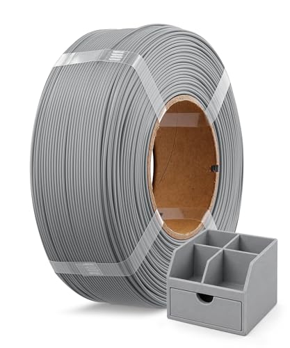 OVERTURE High Speed Refill PLA+ 3D Printer Filament 1.75mm, 1kg Light Grey