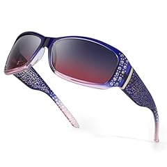 A08 Gradient Blue Purple Frame/ Gradient Purple Polarized Lens