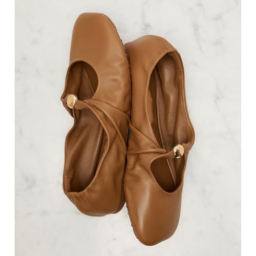 Arqa Comfortable Slip on Ballet Flats for Women Stand Out Vintage Mood Low Heel Mary Jane Flats Wedding Dressy Casual Squared Toe Flats4