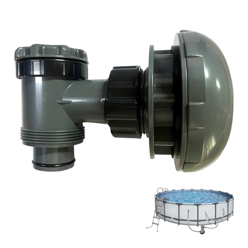 EAYBOMC On Off Plunger Valve for Easy Adjustment for Above Ground Pool Filter Pump Connection Valve Set & Pool Inlet Strainer P6H1317 Parts Frame Set Ultra Frame Pools Fit for Bestway Coleman Intex