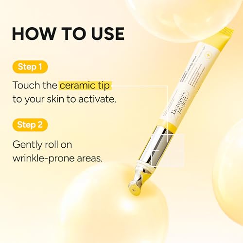 Image of Galacvita C Eye Cream with Vibrating Device for Wrinkle and Dark Spot Care - Glowing, Radiant, Elasticity, Lifting, Smooth, Hydration, Revitalizing - Korean Skincare (20ml 0.6 fl oz)