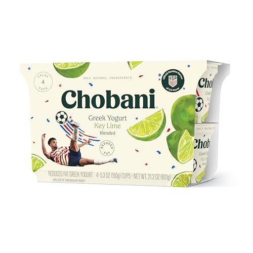 Chobani® Low-Fat Greek Yogurt Key Lime Blended 5.3oz 4-pack