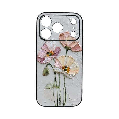 Coque iPhone 17 Pro fleurs d'huile pastel pour sublimer vos photos
