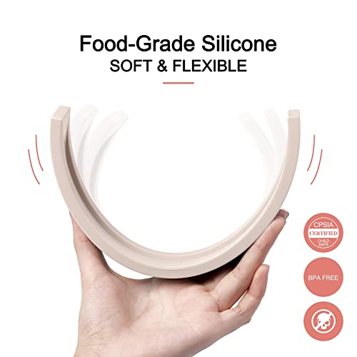 Mcgmitt Rainbow Stacking Toy, Silicone Rainbow Stacker For Todders, Montessori Nesting Blocks, Building Creative Color Shape Matching Toy Set, 10 Layers #TOP1