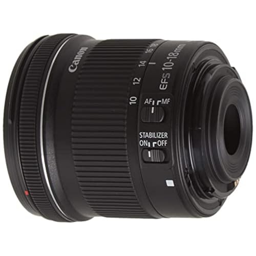 Canon EF-S 10-18mm f/4.5-5.6 is STM Lens, Lens Only