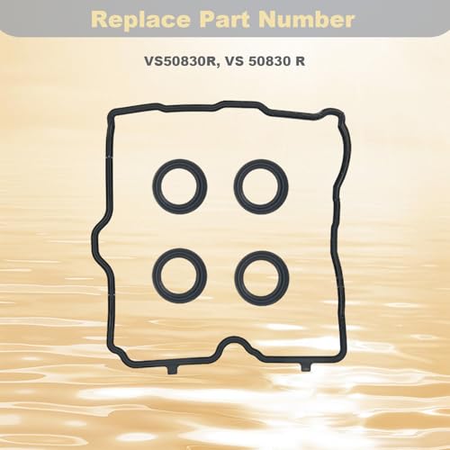 Image of Engine Valve Cover Gasket Set Compatible with Subaru Crosstrek 2016-2017, Forester 2011-2018, Impreza 2012-2016, Legacy 2013-2019, Outback 2013-2019, XV Crosstrek 2013-2015 Replace# VS50830R