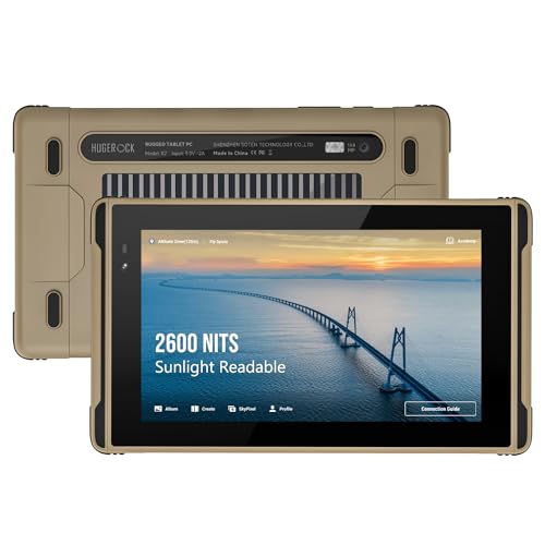 HUGEROCK X7 Rugged Tablet 7 inch, 2600nit Sunlight...
