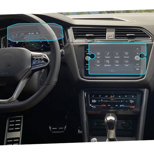 Navigation Tiguan 2021 2022 film protection écran LCD verre trempé pour VW