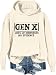Smaoua Gen X Hoodie Gen X Lots of Memories No Evidence Sweatshirt For Women Man Generation X Shirt