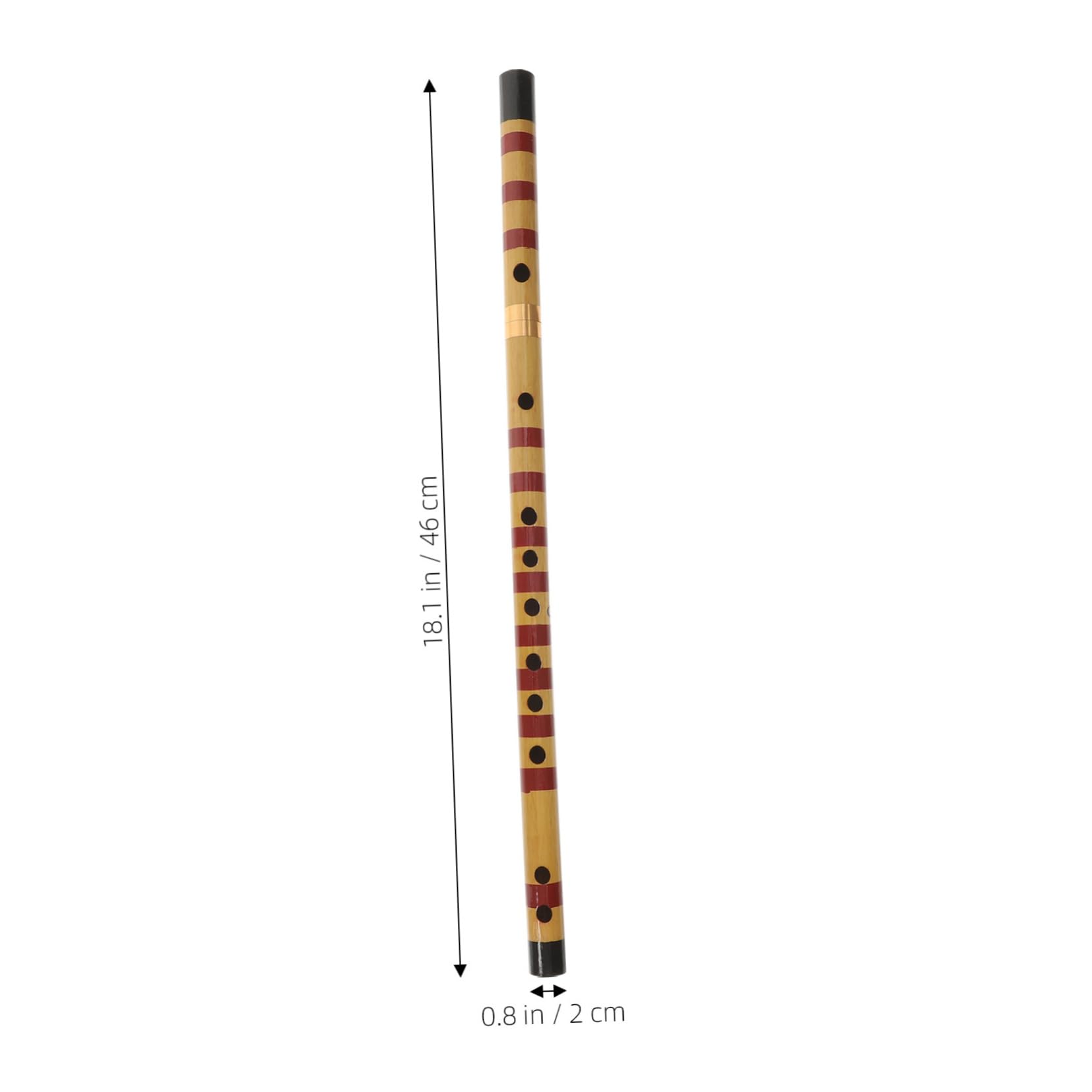 SHOWERORO 1Set Flute for Beginners Traditional Musical Instrument with Natural Color Chinese Knot and Flute Diaphragm present for Music Lovers