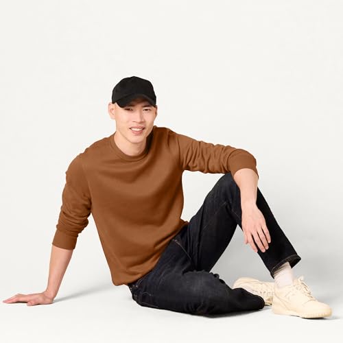 Image of Amazon Essentials Men's Crewneck Fleece Sweatshirt with Ribbing (Available in Big & Tall)