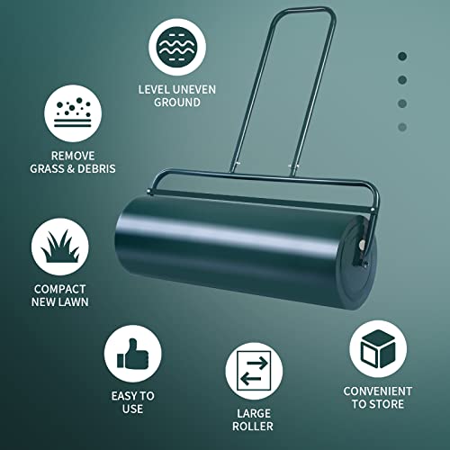 Costway, resistente rullo per giardinaggio