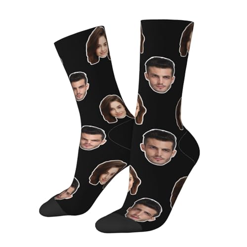 Personalisiert lustige socken Customized Sockens Text mit foto Personalisierte Gesicht socken Die perfekte Geschenkidee für Freund und Freundin ideal für Valentinstag Weihnachten Vatertag