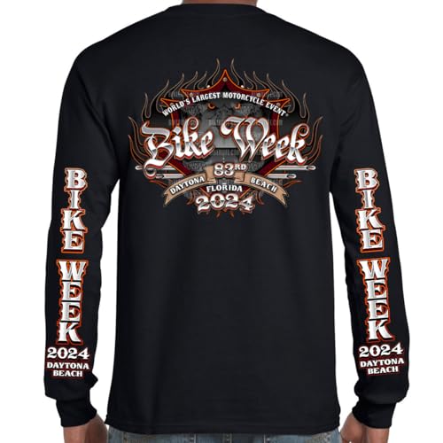 Amazon.com: 2024 Bike Week Daytona Beach Official Logo Long