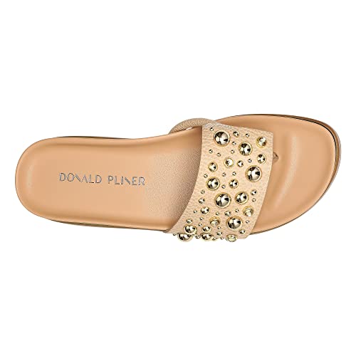 Image of Donald Pliner Women's Fifi Slide Sandals, Women's Summer Sandals, Women's Shoes, Comfortable Open-Toe Casual Flats