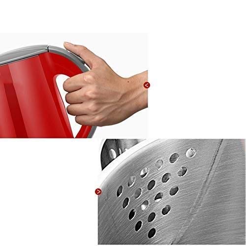 Tetera eléctrica doble acero inoxidable anti-calor rápida miniatura 6