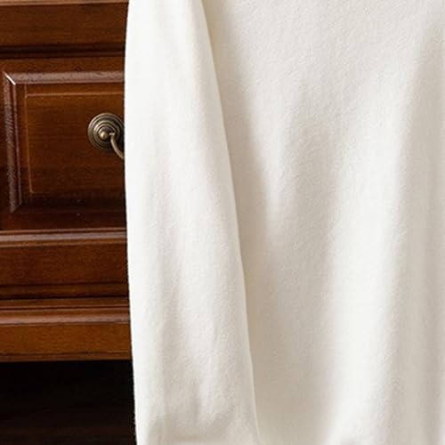 Men's V-Neck Long Sleeved Sweaters Casual Knitted Pullover Solid Color Business Top3