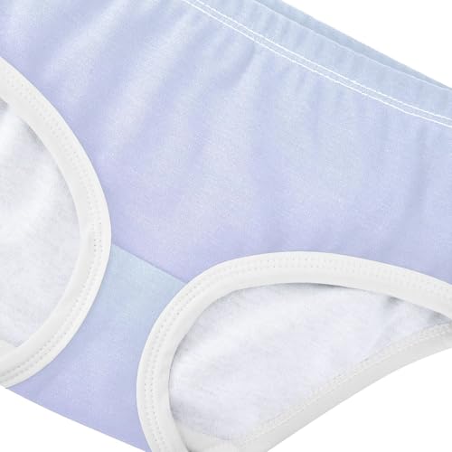 Joisal Designer Girls Underwear Toddler 2t Cotton Girl Panties Cute Blue Lavender Gradient Briefs Underpants4