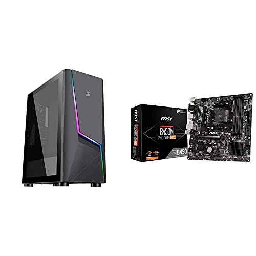 Black \u0026 MSI B450M PRO-VDH MAX Gaming 