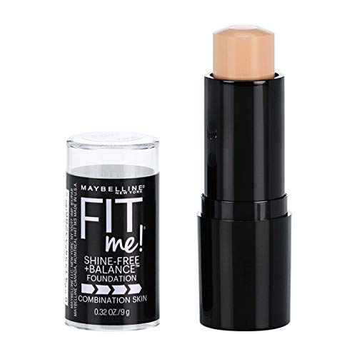 Maybelline New York Fit Me! Shine Free Stick Foundation, Ivory [115] 0.32 oz (Pack of 3)