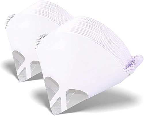 Paquete de 100 coladores de pintura de cono de pintura de 100 micrones, filtro de pintura de 100 micrones, cono de filtro de pintura con malla de